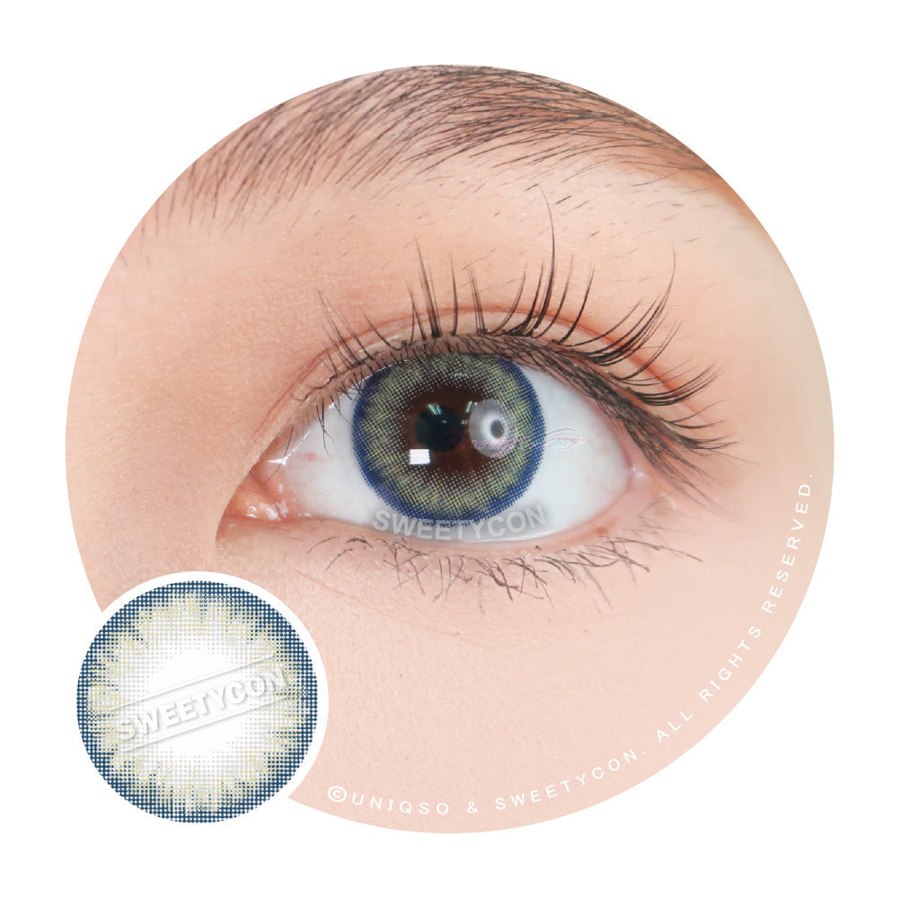 Sweety Bella Blue Grey (1 lens/pack)-Colored Contacts-UNIQSO EU