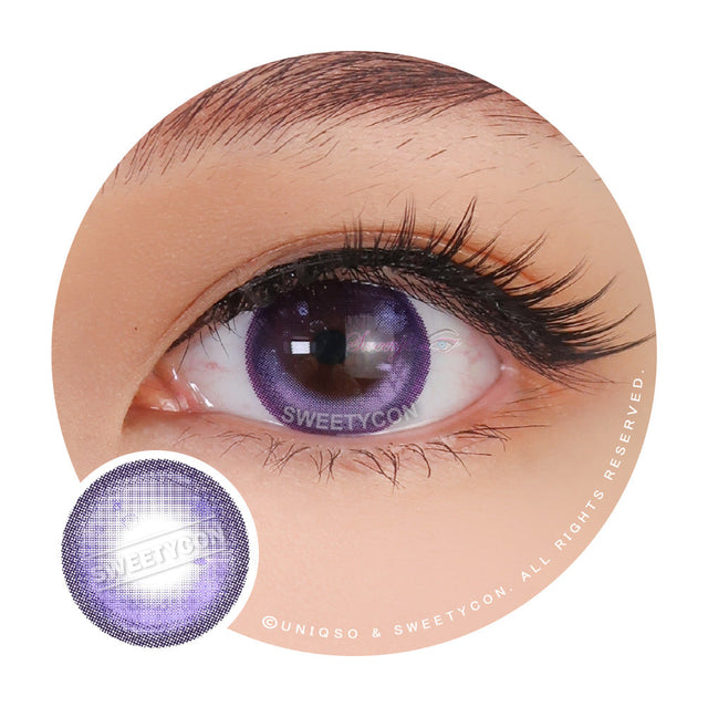 Sweety Bubbly Violet (1 lens/pack)-Colored Contacts-UNIQSO EU