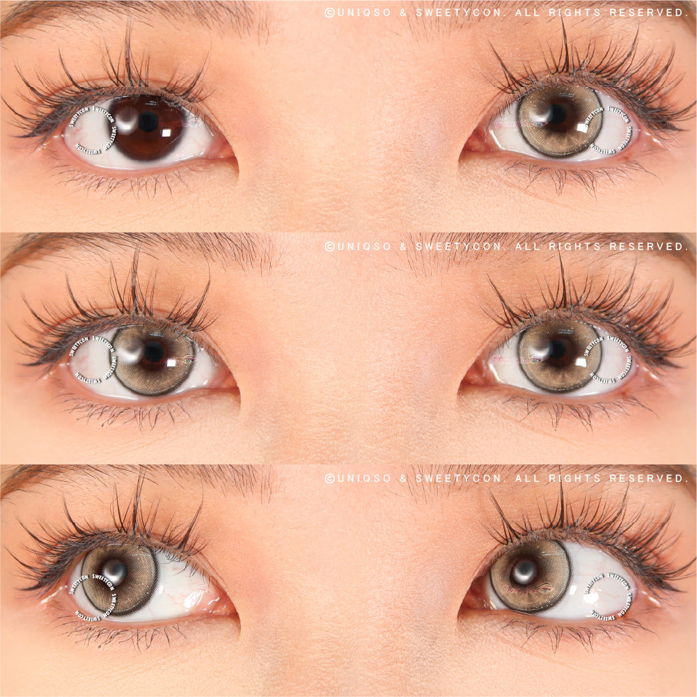 Sweety Butterfly Grey (1 lens/pack)-Colored Contacts-UNIQSO EU
