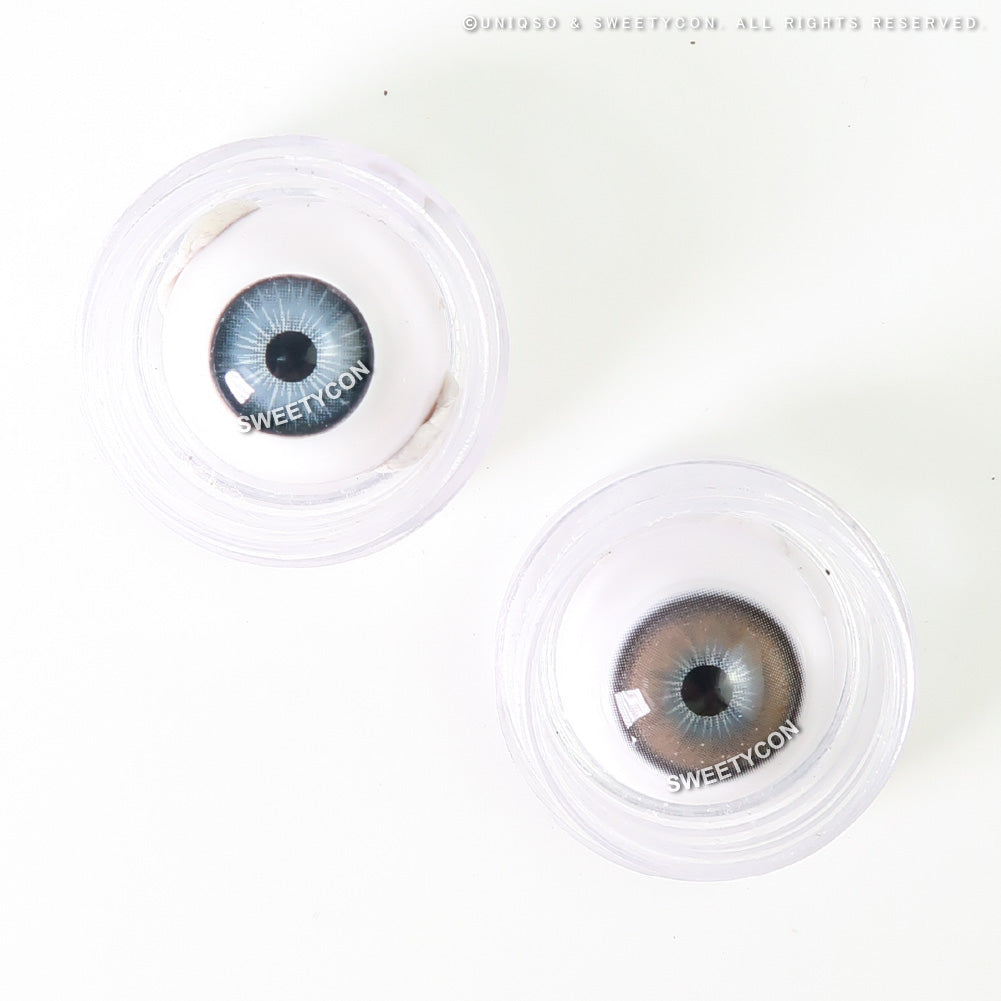 Sweety Butterfly Grey (1 lens/pack)-Colored Contacts-UNIQSO EU