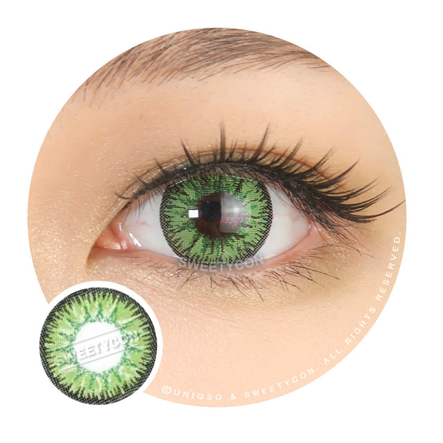 Sweety Candy Green (New) (1 lens/pack)-Colored Contacts-UNIQSO EU