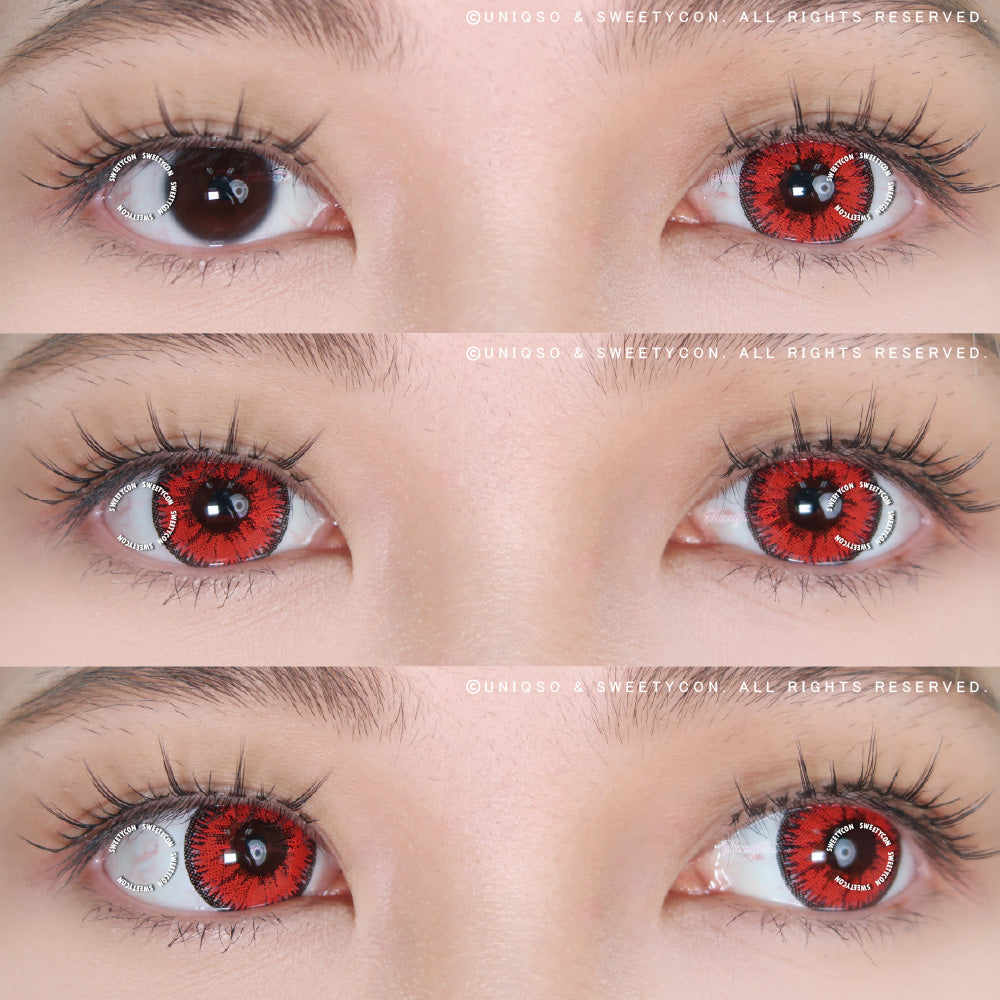 Sweety Candy Red (1 lens/pack)-Colored Contacts-UNIQSO EU