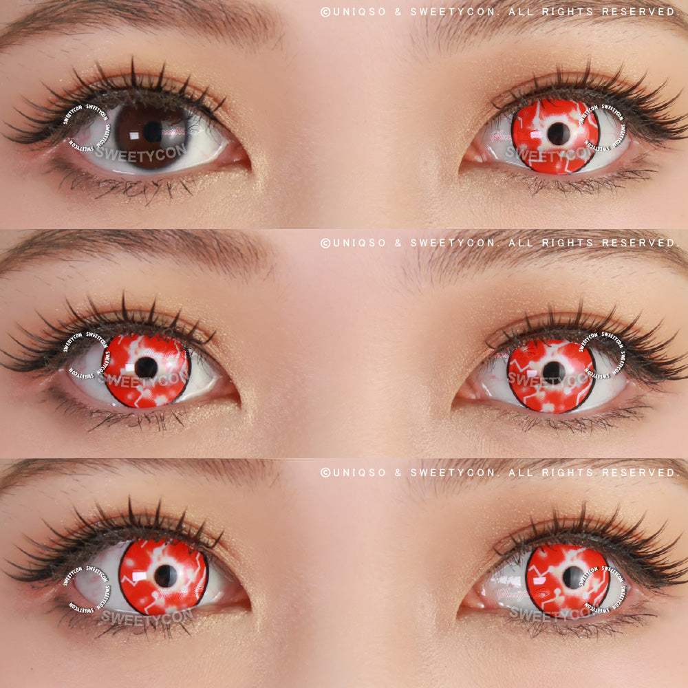 Sweety Circuit Eye Red (1 lens/pack)-Crazy Contacts-UNIQSO EU
