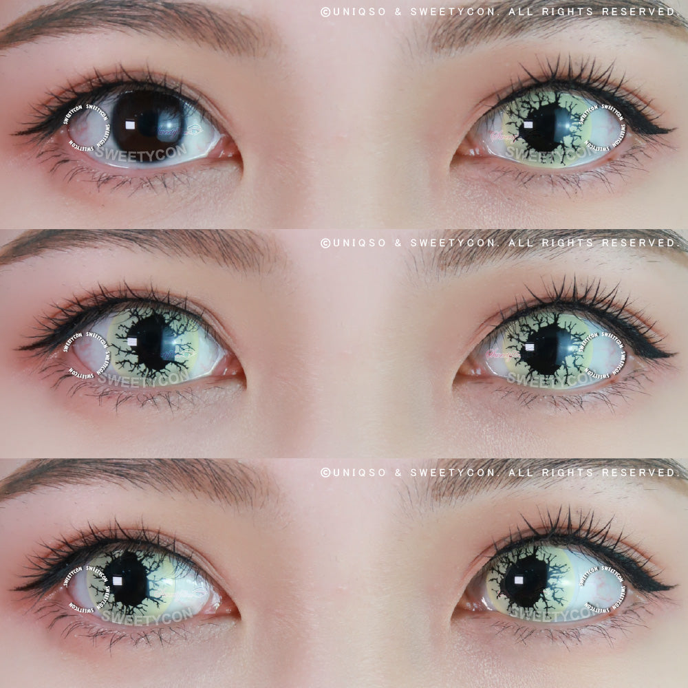 Sweety Crazy Black Rage (1 lens/pack)-Crazy Contacts-UNIQSO EU