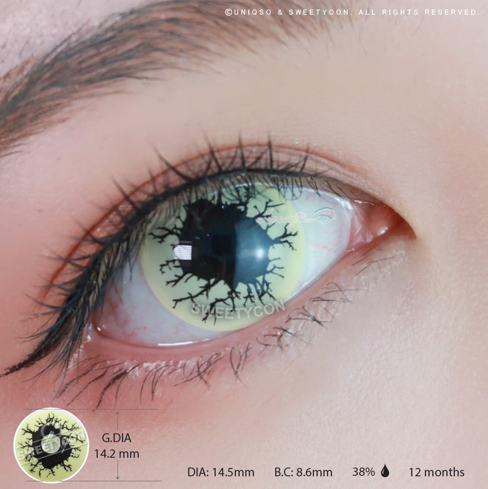 Sweety Crazy Black Rage (1 lens/pack)-Crazy Contacts-UNIQSO EU