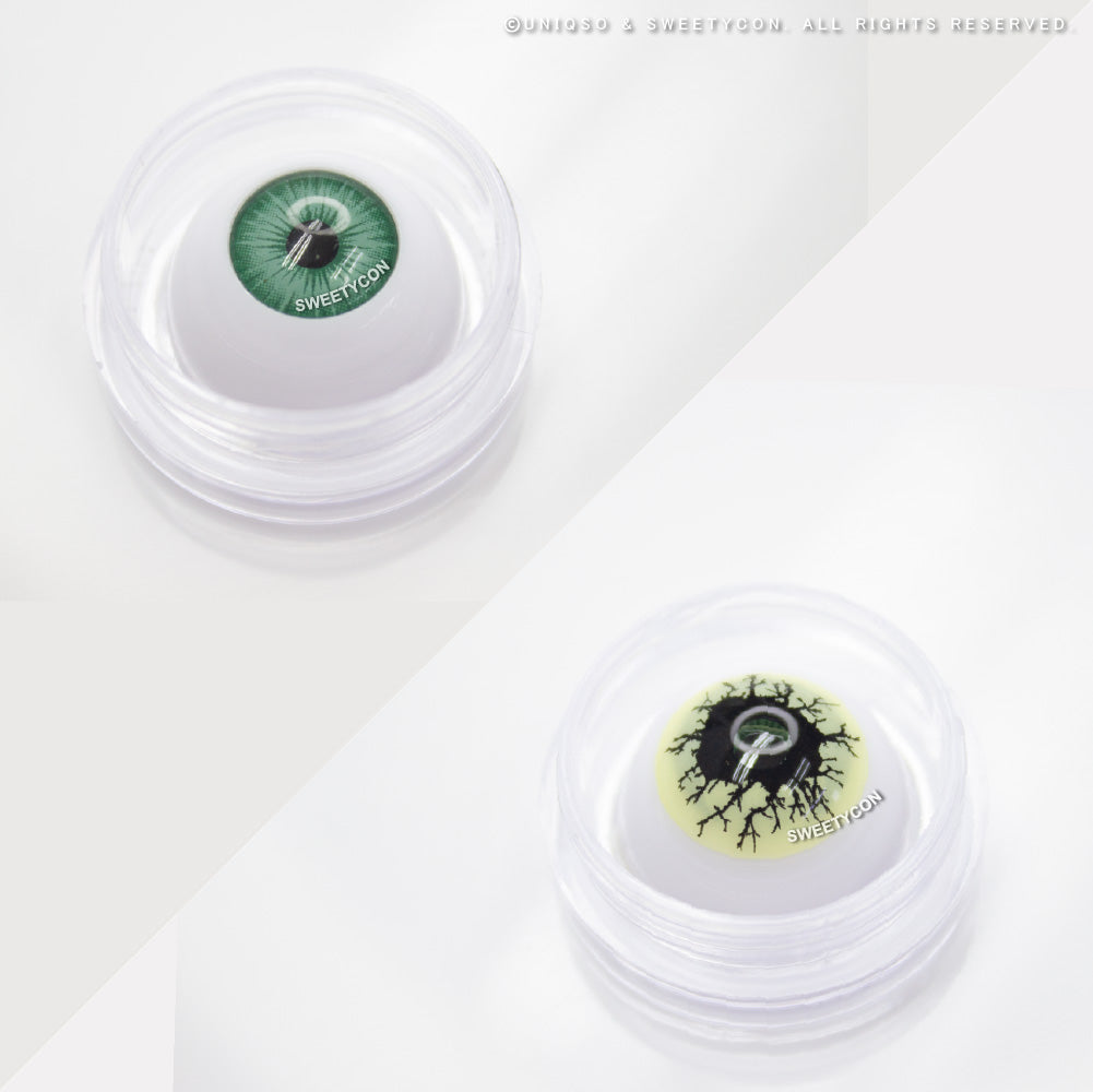 Sweety Crazy Black Rage (1 lens/pack)-Crazy Contacts-UNIQSO EU