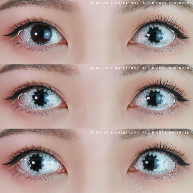 Sweety Crazy Black Zombie (1 lens/pack)-Crazy Contacts-UNIQSO EU