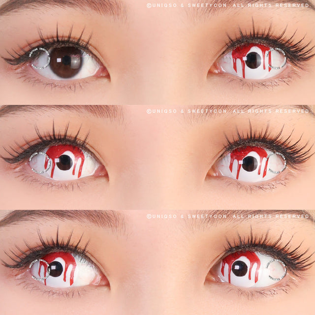 Sweety Crazy Bleeding Eye (1 lens/pack)-Crazy Contacts-UNIQSO EU