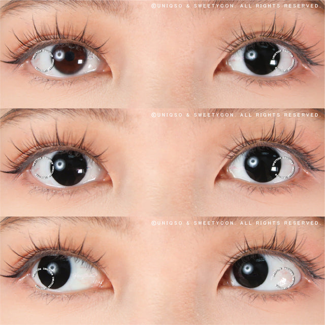 Sweety Crazy Blind Black (1 lens/pack)-Crazy Contacts-UNIQSO EU