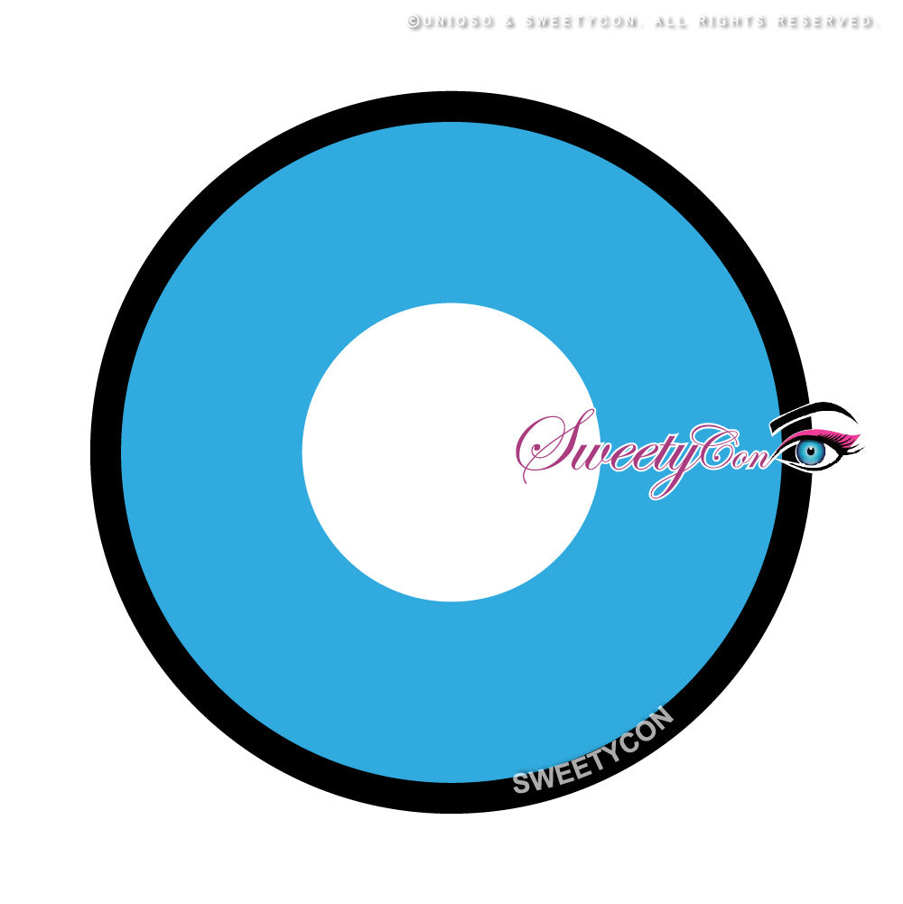 Sweety Crazy Blue Manson/ Blue Zombie (1 lens/pack)-Crazy Contacts-UNIQSO EU