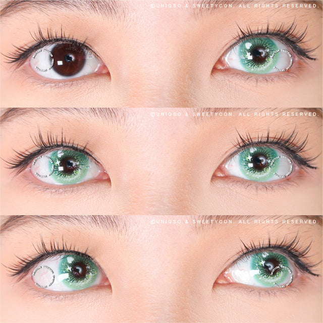 Sweety Crazy Candy Pop Green (1 lens/pack)-Colored Contacts-UNIQSO EU