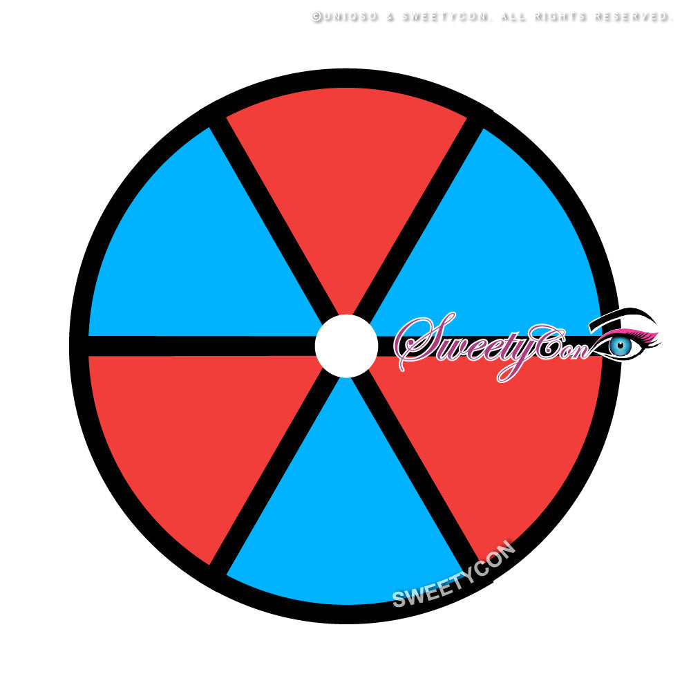 Sweety Crazy Clown (1 lens/pack)-Colored Contacts-UNIQSO EU