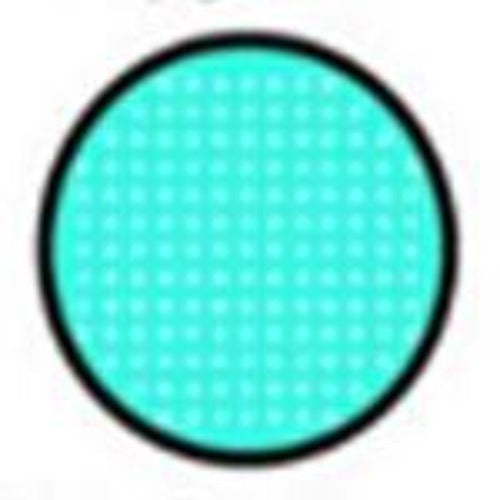 Sweety Crazy Cyan Mesh / Blue Screen with Black Rim (1 lens/pack)-Crazy Contacts-UNIQSO EU