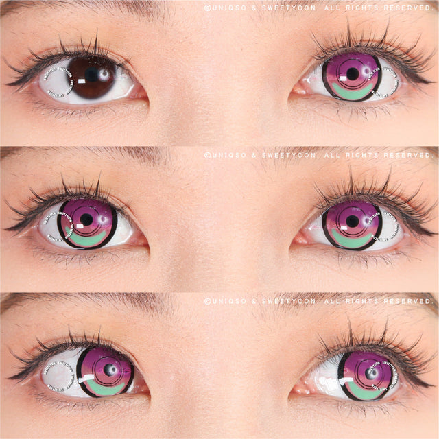 Sweety Crazy Cyber Violet V2 (1 lens/pack)-Colored Contacts-UNIQSO EU