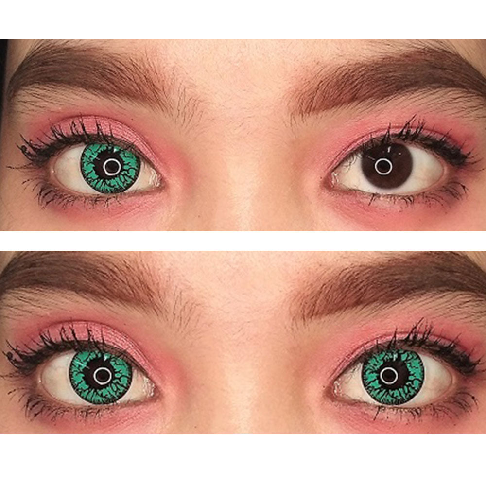 Sweety Crazy Green Blood Eyes (1 lens/pack)-Crazy Contacts-UNIQSO EU