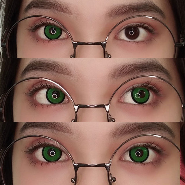 Sweety Crazy Green Zombie / Manson (1 lens/pack)-Crazy Contacts-UNIQSO EU