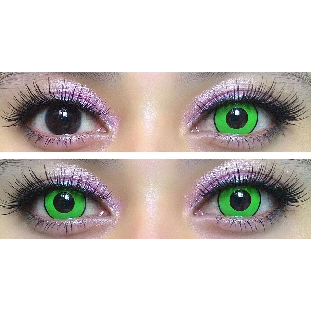 Sweety Crazy Green Zombie / Manson / Frankenstein (1 lens/pack)-Crazy Contacts-UNIQSO EU