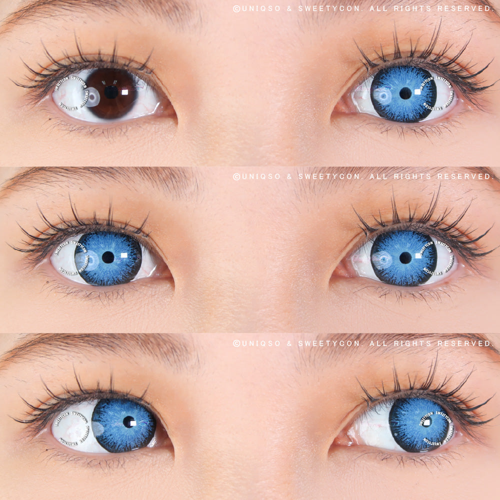 Sweety Crazy Interstellar Blue (1 lens/pack)-Colored Contacts-UNIQSO EU