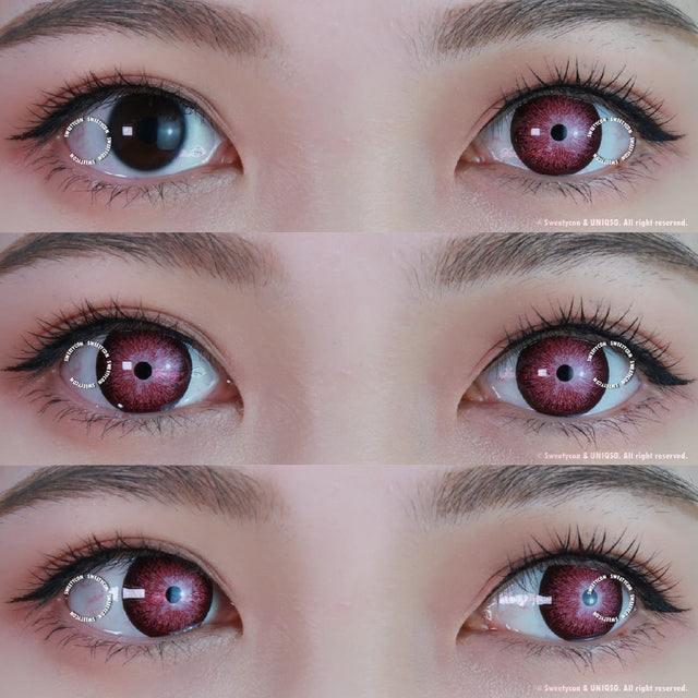 Sweety Crazy Interstellar Wine Red (1 lens/pack)-Colored Contacts-UNIQSO EU