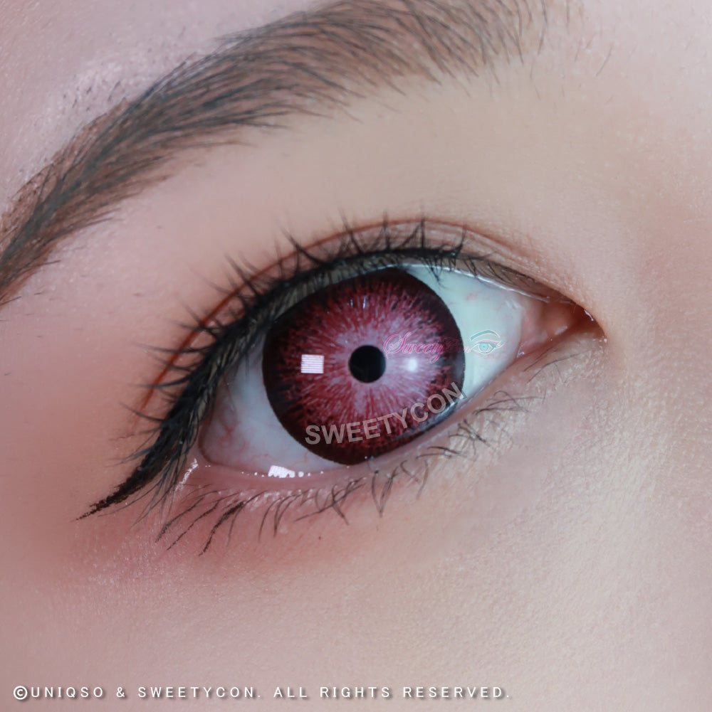 Sweety Crazy Interstellar Wine Red (1 lens/pack)-Colored Contacts-UNIQSO EU