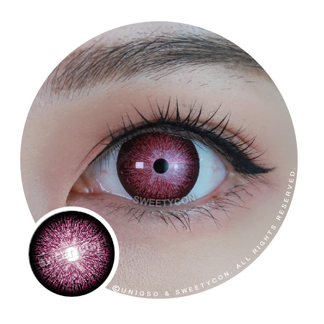 Sweety Crazy Interstellar Wine Red (1 lens/pack)-Colored Contacts-UNIQSO EU