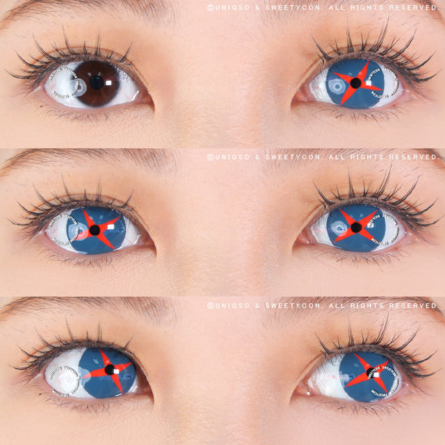 Sweety Crazy Knave Cross (1 lens/pack)-Colored Contacts-UNIQSO EU