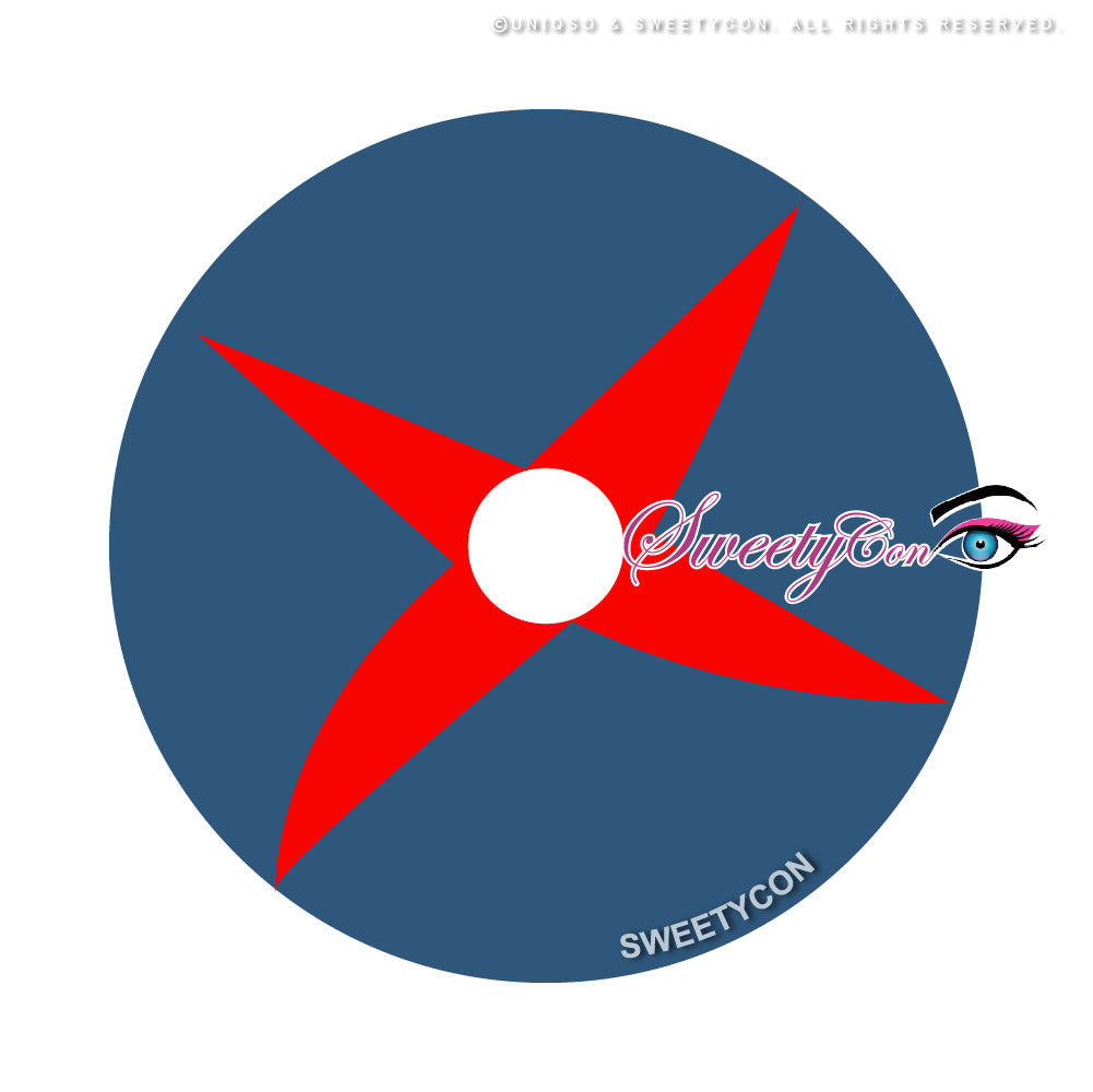 Sweety Crazy Knave Cross (1 lens/pack)-Colored Contacts-UNIQSO EU
