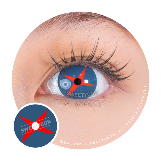 Sweety Crazy Knave Cross (1 lens/pack)-Colored Contacts-UNIQSO EU