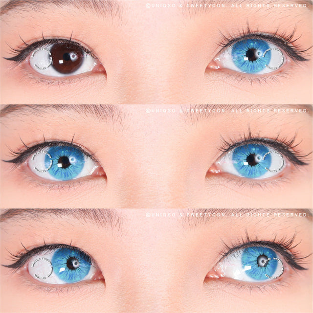 Sweety Crazy Lollipop Blue (1 lens/pack)-Colored Contacts-UNIQSO EU