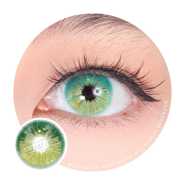 Sweety Crazy Lollipop Green (1 lens/pack)-Colored Contacts-UNIQSO EU