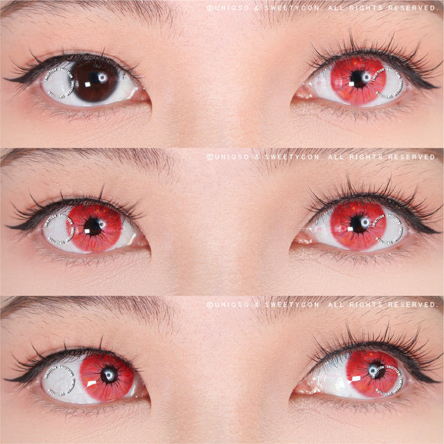 Sweety Crazy Lollipop Red (1 lens/pack)-Colored Contacts-UNIQSO EU