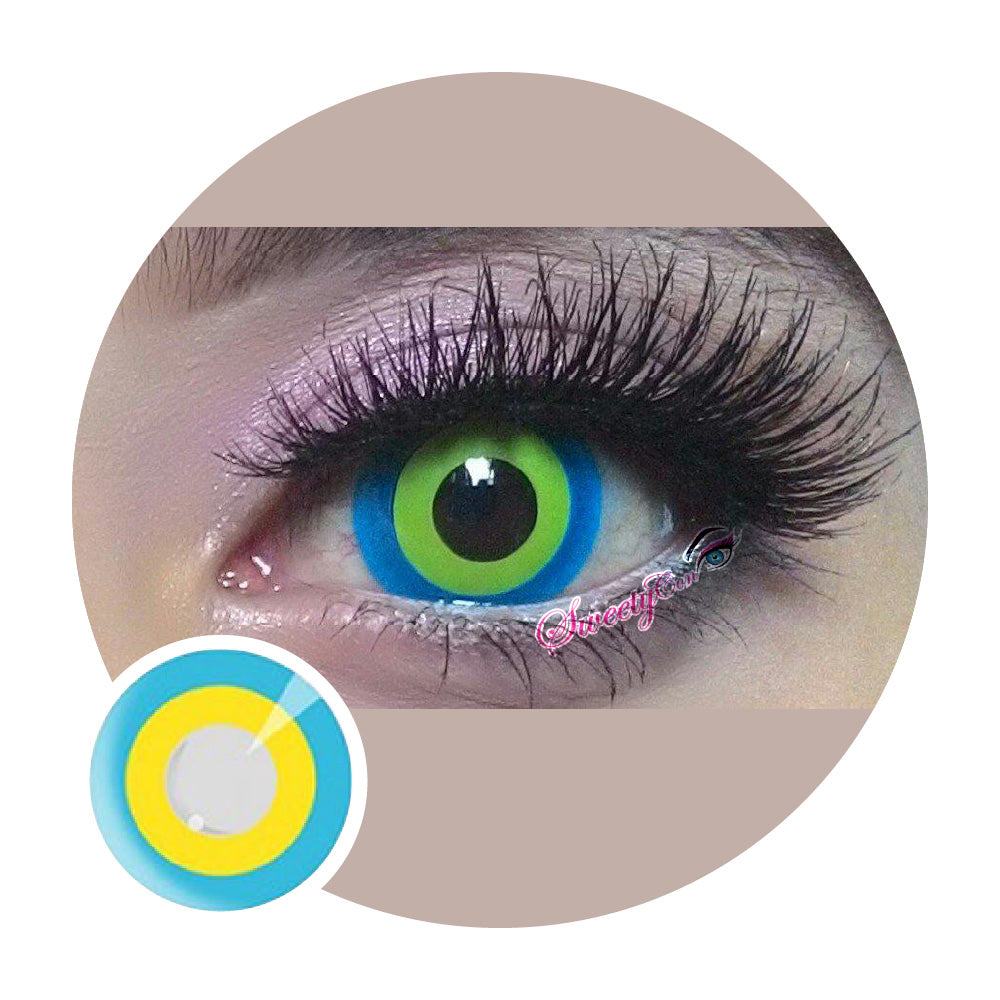 Sweety Crazy Matryoshka Blue Doll (1 lens/pack)-Crazy Contacts-UNIQSO EU