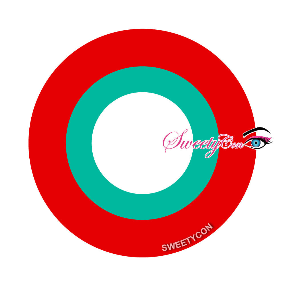 Sweety Crazy Matryoshka Red Doll (1 lens/pack)-Crazy Contacts-UNIQSO EU