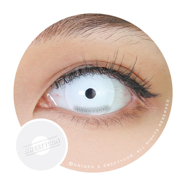 Sweety Crazy Mini S White (1 lens/pack)-Crazy Contacts-UNIQSO EU