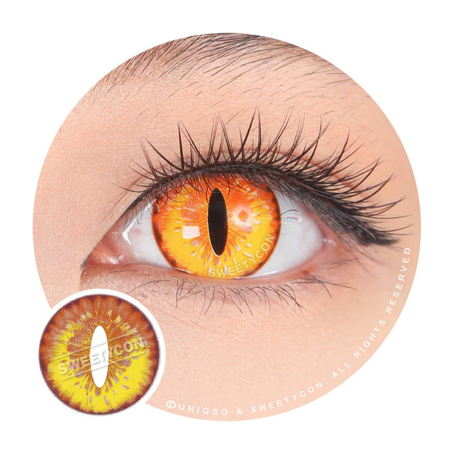 Sweety Crazy Mystery Orb Orange (1 lens/pack)-Crazy Contacts-UNIQSO EU