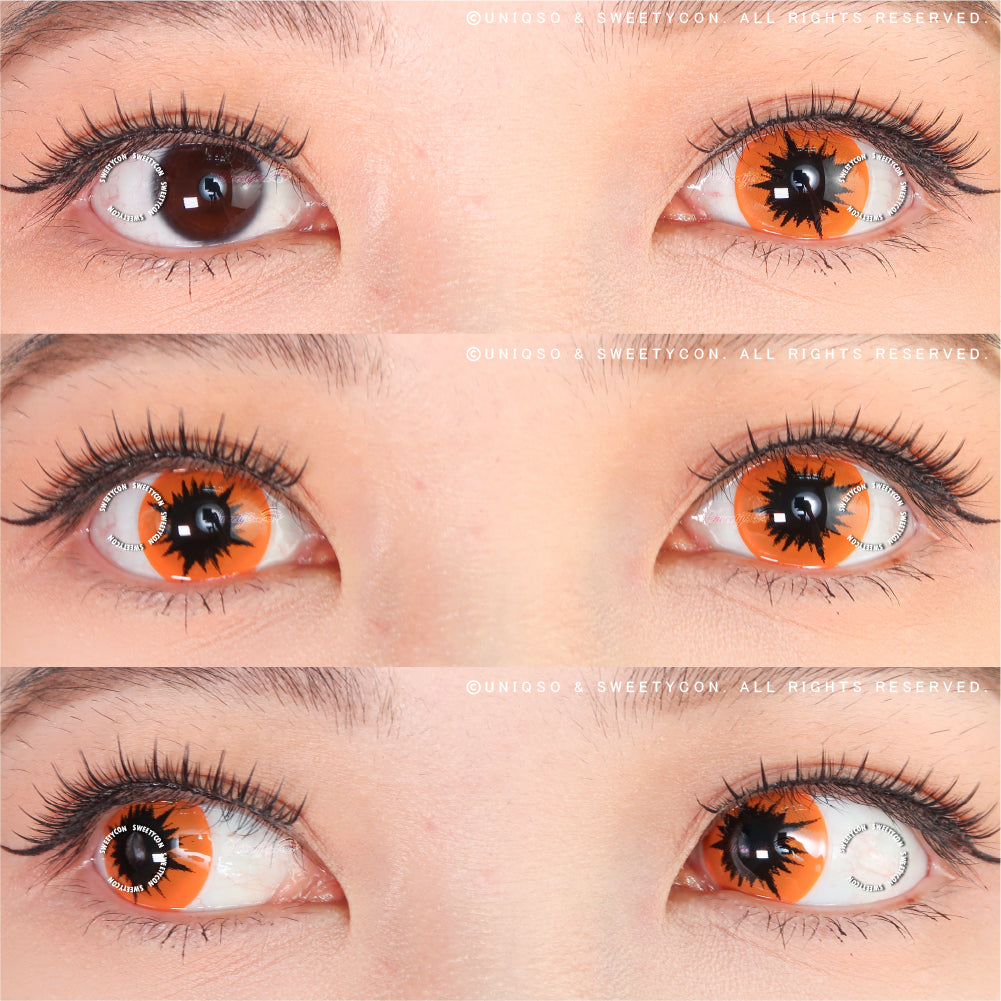 Sweety Crazy Orange Demon (1 lens/pack)-Crazy Contacts-UNIQSO EU