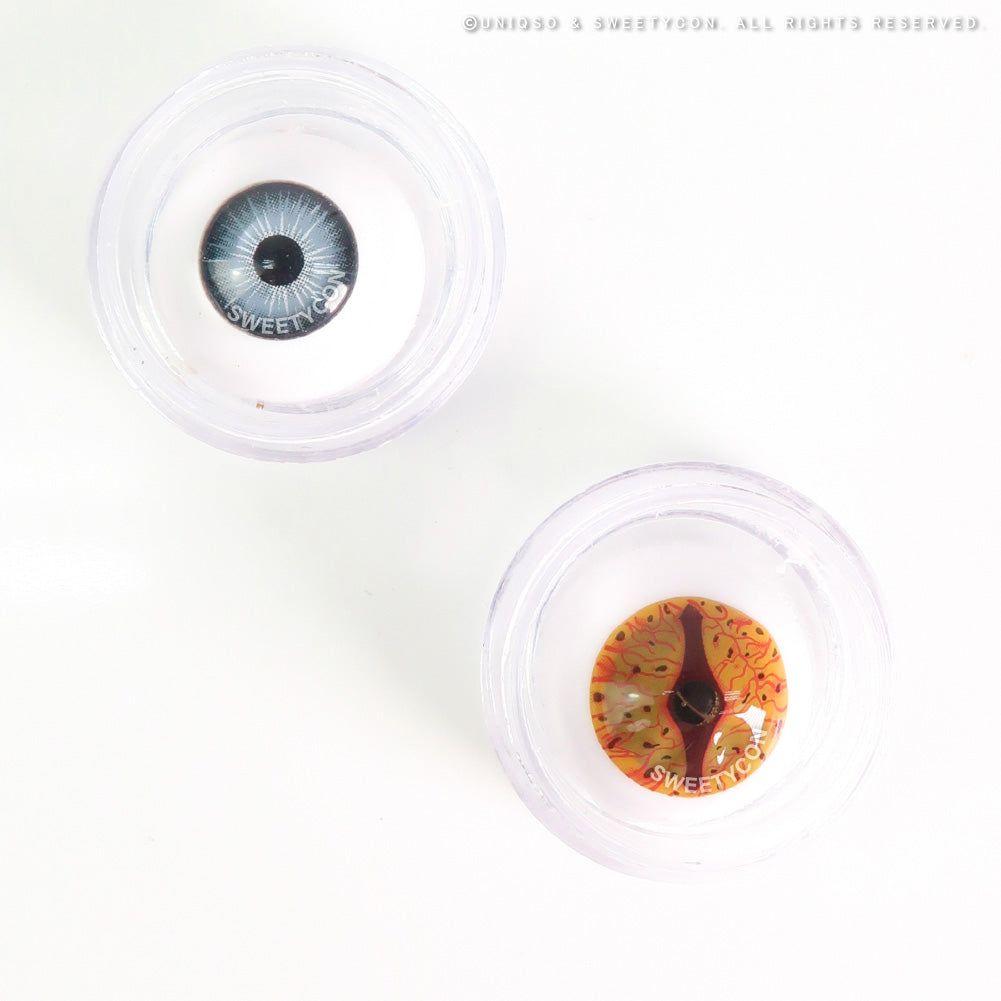 Sweety Crazy Orange Dragon Eyes (1 lens/pack)-Crazy Contacts-UNIQSO EU
