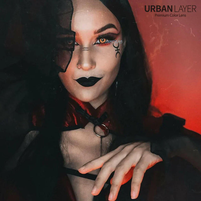 Sweety Crazy Orange Werewolf (1 lens/pack)-Crazy Contacts-UNIQSO EU