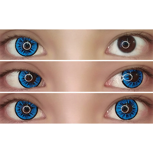 Sweety Crazy Petal Blue (1 lens/pack)-Crazy Contacts-UNIQSO EU