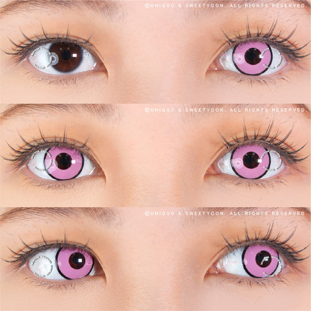 Sweety Crazy Pink Zombie / Manson (1 lens/pack)-Crazy Contacts-UNIQSO EU