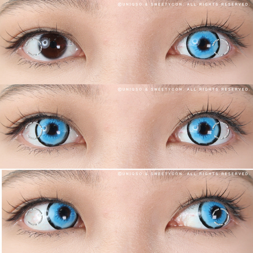 Sweety Crazy Platonic Blue (1 lens/pack)-Crazy Contacts-UNIQSO EU