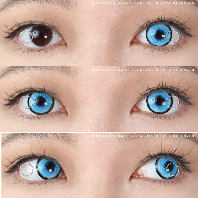 Sweety Crazy Platonic Blue (1 lens/pack)-Crazy Contacts-UNIQSO EU
