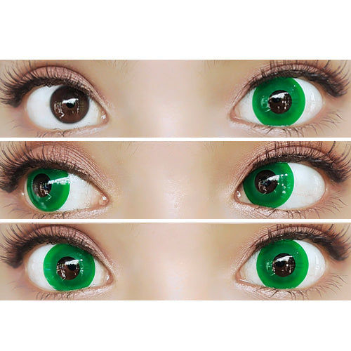 Sweety Crazy Pure Dark Green (1 lens/pack)-Crazy Contacts-UNIQSO EU