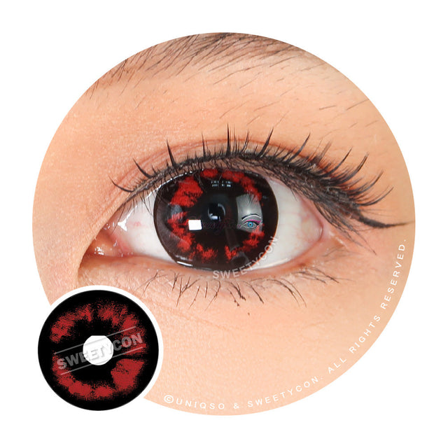 Sweety Crazy Red Demon (1 lens/pack)-Crazy Contacts-UNIQSO EU