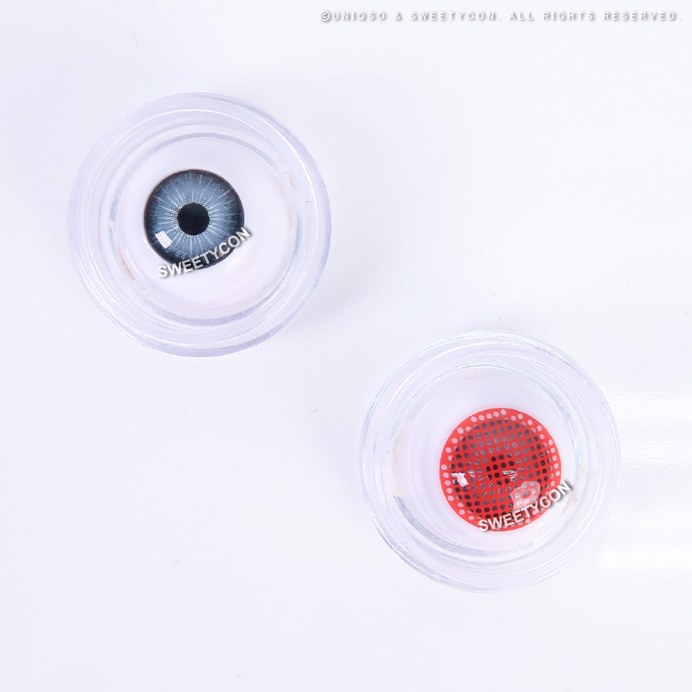 Sweety Crazy Red Screen/ Mesh II (1 lens/pack)-Crazy Contacts-UNIQSO EU