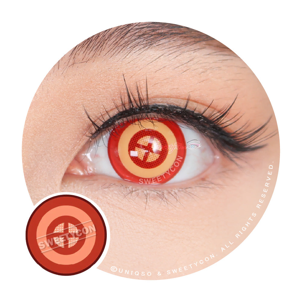 Sweety Crazy Red Target (1 lens/pack)-Crazy Contacts-UNIQSO EU