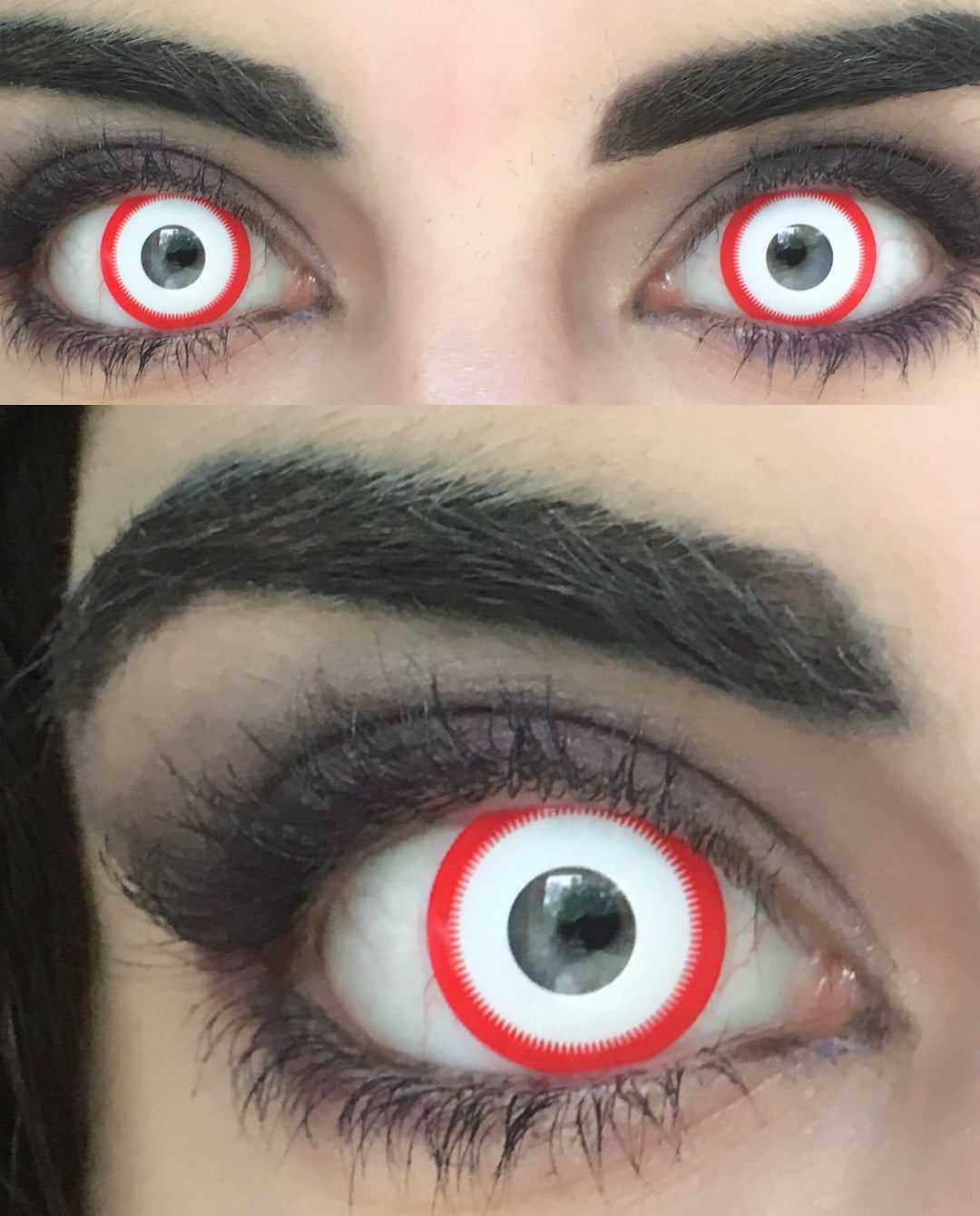 Sweety Crazy Saw White (1 lens/pack)-Crazy Contacts-UNIQSO EU