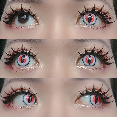 Sweety Crazy Sexy Cat Eye Red (1 lens/pack)-Crazy Contacts-UNIQSO EU