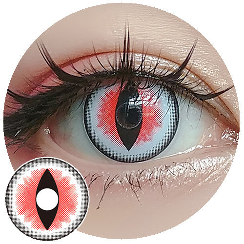 Sweety Crazy Sexy Cat Eye Red (1 lens/pack)-Crazy Contacts-UNIQSO EU