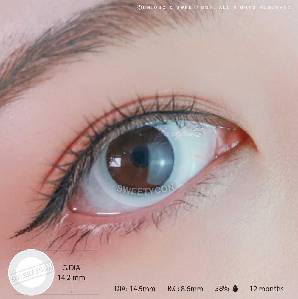 Sweety Crazy Small lris (Sanpaku) (1 lens/pack)-Crazy Contacts-UNIQSO EU